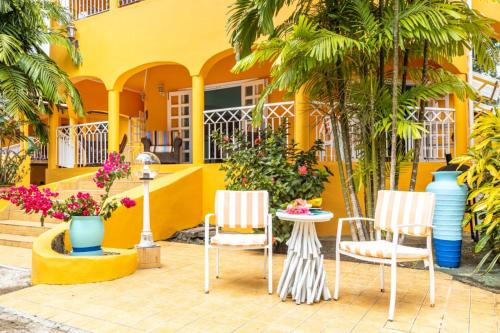Zahrada ubytování Beau Vallon Residence
