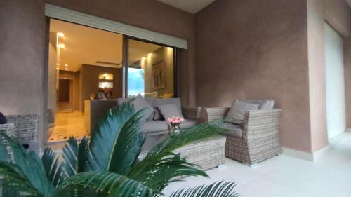 Un lugar para sentarse en Marrakech Golf City PRESTIGIA