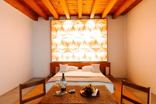 Cama o camas de una habitación en Hotel Azul de Oaxaca