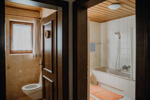 Un baño de Ferienwohnung Inge Gapp