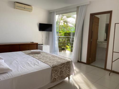 Katil atau katil-katil dalam bilik di Valparaiso Hotel