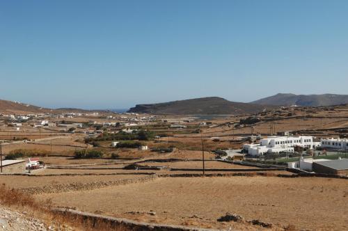 a view of a small town in the mountains at Peristeronas Village in Klouvas