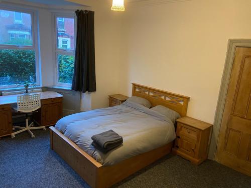 Postel nebo postele na pokoji v ubytování Newcastle Apartment 3 - Free Parking