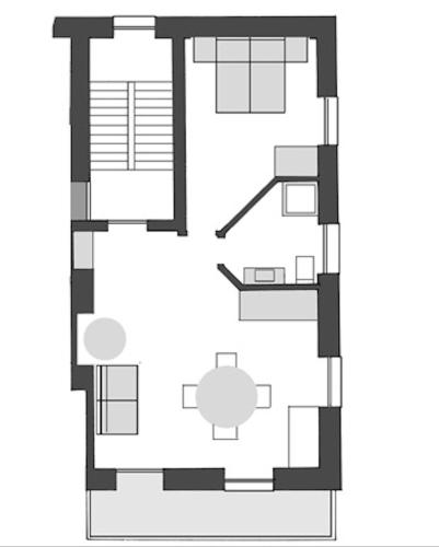 Casa Zanettiの見取り図または間取り図