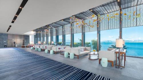 Χώρος καθιστικού στο Hotel Indigo Dali Erhai by IHG