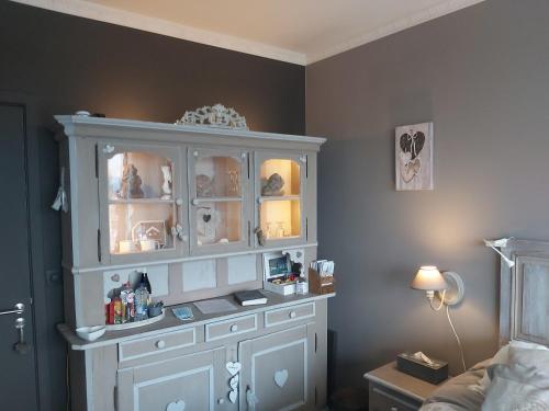 Kuchyň nebo kuchyňský kout v ubytování Romantic room in brussels sky