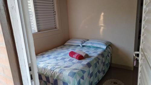 Кровать или кровати в номере Casa Stúdio Uirá - suíte