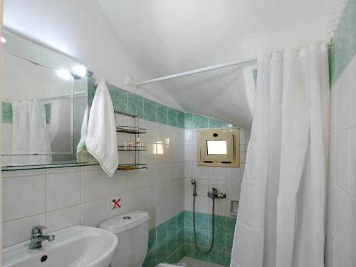 Ένα μπάνιο στο Villa Emiliata