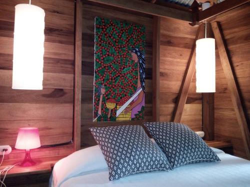 Ένα ή περισσότερα κρεβάτια σε δωμάτιο στο Casa de la Trepada