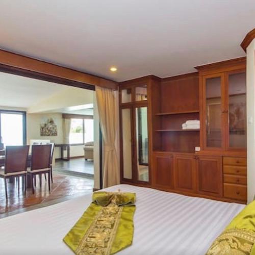 Ένα ή περισσότερα κρεβάτια σε δωμάτιο στο Goodwill Beach House