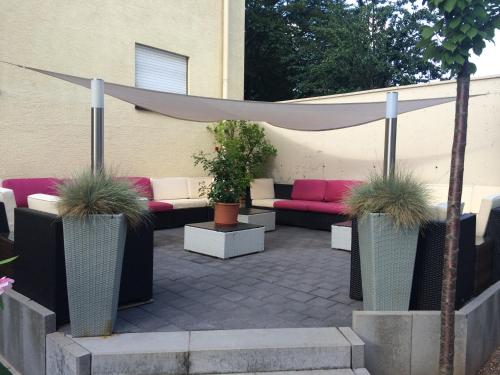 Гостиная зона в Hotel Zum Rosengarten