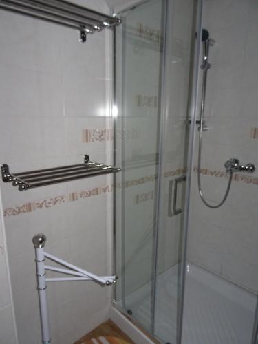 Ένα μπάνιο στο Apartment Tjaša