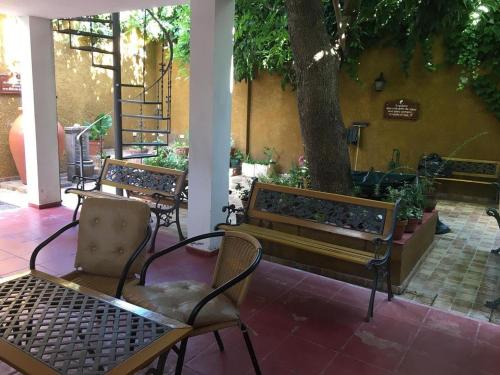 Et opholdsområde på Paz y Armonia Habitaciones