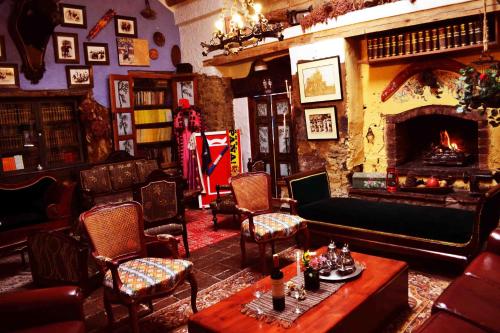Χώρος καθιστικού στο Hotel La Posada de San Antonio