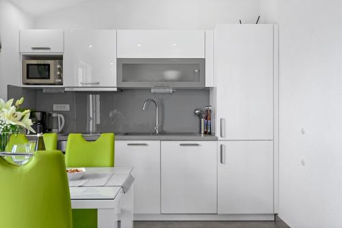 Η κουζίνα ή μικρή κουζίνα στο Penthouse Filka