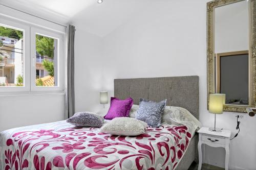 Ένα ή περισσότερα κρεβάτια σε δωμάτιο στο Penthouse Filka