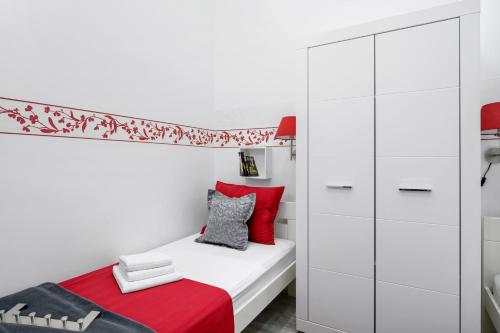 Ένα ή περισσότερα κρεβάτια σε δωμάτιο στο Penthouse Filka