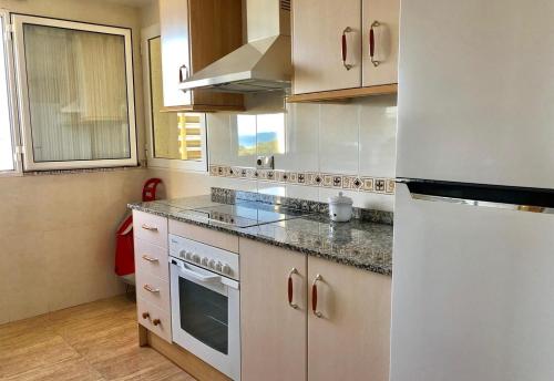Dapur atau dapur kecil di Penthouse with stunning views