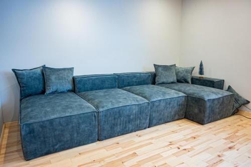 Χώρος καθιστικού στο Apartment Skyta Krasnyk