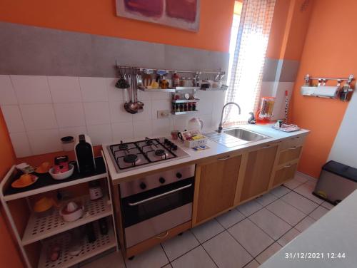 Η κουζίνα ή μικρή κουζίνα στο La casa di Rick