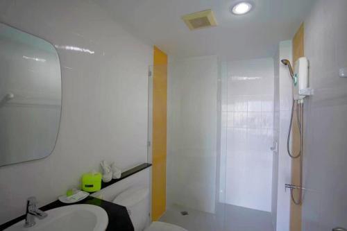 Kylpyhuone majoituspaikassa Patt Serviced Apartments