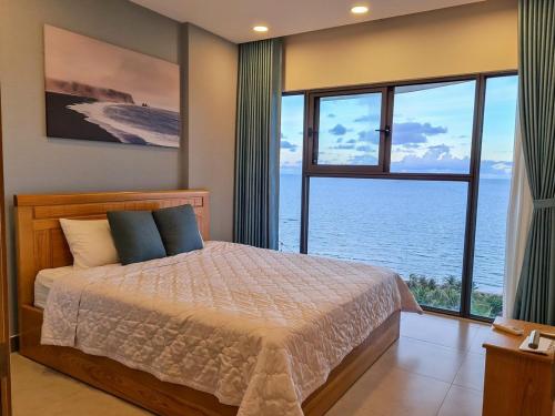 Giường trong phòng chung tại ARIA RESORT-2&3BEDS Apartment,hồ bơi và bãi biển miễn phí,50m