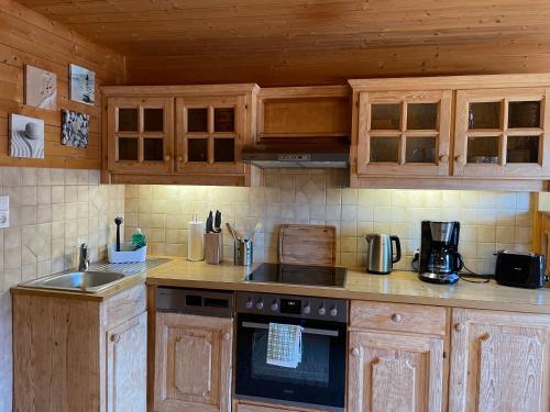 Una cocina o cocineta en Appartement Birkheim