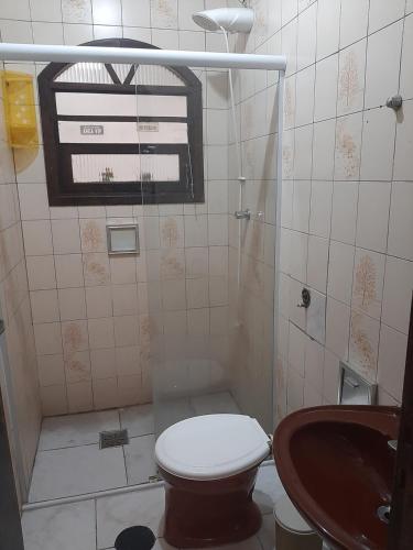 Vonios kambarys apgyvendinimo įstaigoje Casa da sy