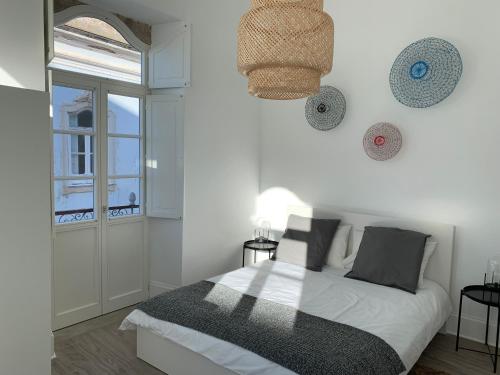 Postel nebo postele na pokoji v ubytování Casa Cubista