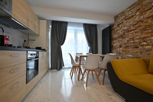 Valgomasis apartamentų viešbutyje