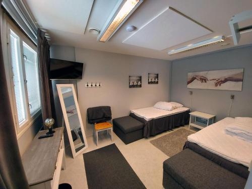 Postel nebo postele na pokoji v ubytování Guest House Vanttaus