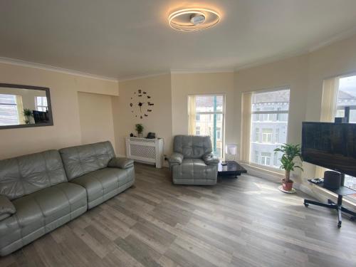 Χώρος καθιστικού στο Redcar Seaview Apartments