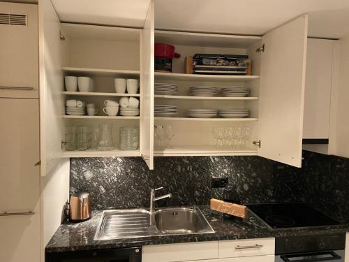 Kuchyň nebo kuchyňský kout v ubytování Apartment Via Surpunt - Signal - 5 Rooms