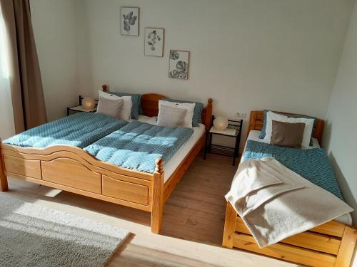 Postel nebo postele na pokoji v ubytování Appartements Schusser