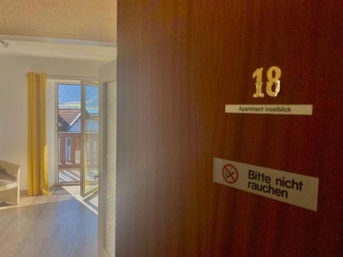 Certifikát, hodnocení, plakát nebo jiný dokument vystavený v ubytování Studio Inselblick für 2 mit Traumpanorama