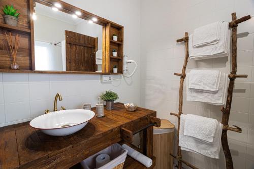 A bathroom at La Vaquería
