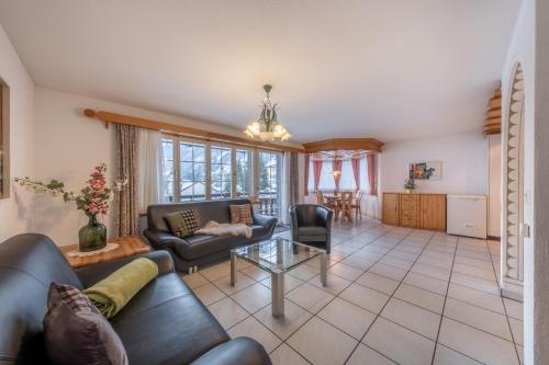 Ein Sitzbereich in der Unterkunft Quadernpark-Apartments