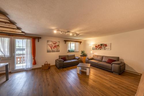 Ein Sitzbereich in der Unterkunft Quadernpark-Apartments