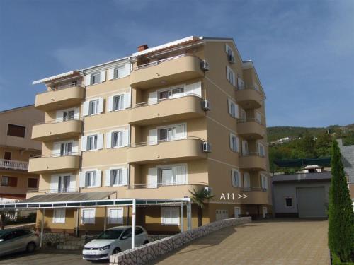 Holiday apartment in Dramalj with sea view, balcony, air conditioning, W-LAN 4623-1