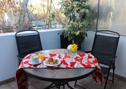 Balkón nebo terasa v ubytování Uvas Apart Hotel