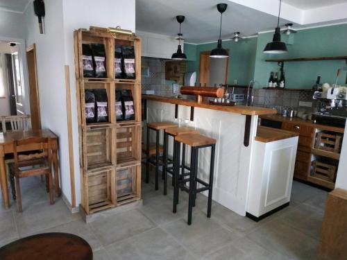 Lounge nebo bar v ubytování Hotel Brasserie Chaussee
