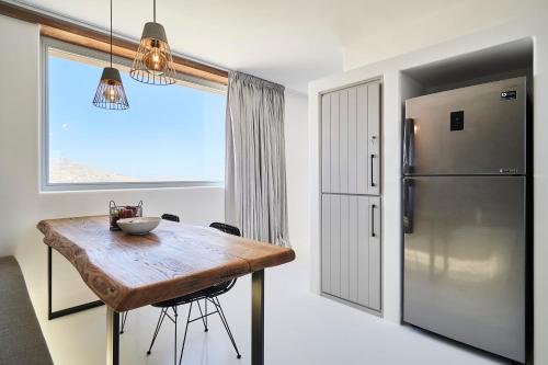 Η κουζίνα ή μικρή κουζίνα στο Teal Rock Mykonos