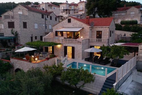 Villa Beach House Sumartin with Heated Pool