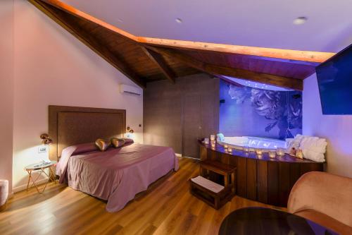 Postel nebo postele na pokoji v ubytování Hotel Vogue