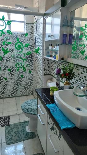 Ванная комната в Condomínio Sol de Verao