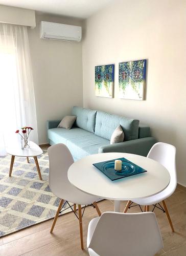 Χώρος καθιστικού στο Eternal Suites Edessa