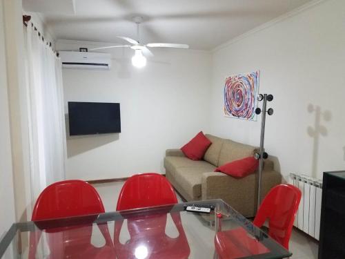 Μια τηλεόραση ή/και κέντρο ψυχαγωγίας στο Departamento Villa Carlos Paz Miralejos 3