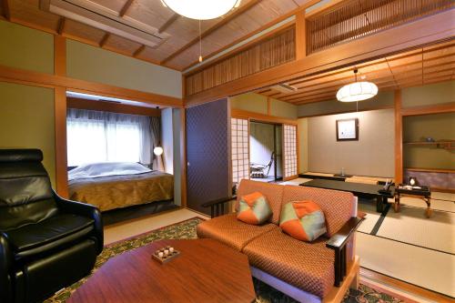 Posezení v ubytování Kyo Yunohana Resort Suisen