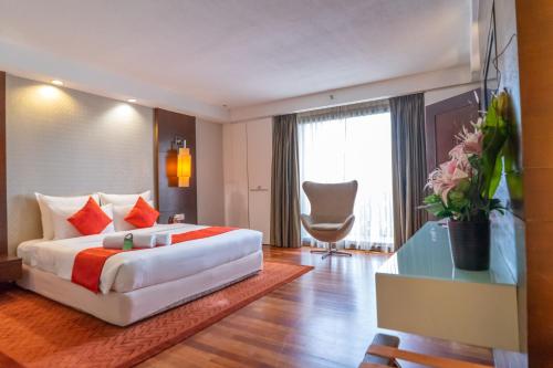 Katil atau katil-katil dalam bilik di Seri Pacific Hotel Kuala Lumpur