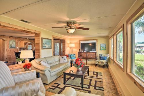 Riverfront Crescent City Home with Boat Dock!